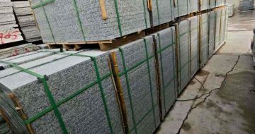 广安芝麻白地铺版 石材地铺石