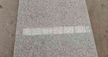 广安芝麻白光面毛板