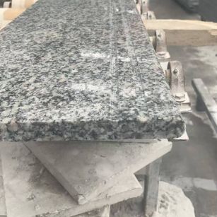 广安芝麻白楼梯踏步 芙蓉白