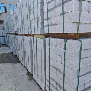 广安芝麻白路牙石，路侧石