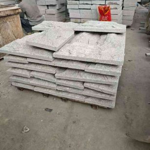 广安芝麻白蘑菇石，自然面