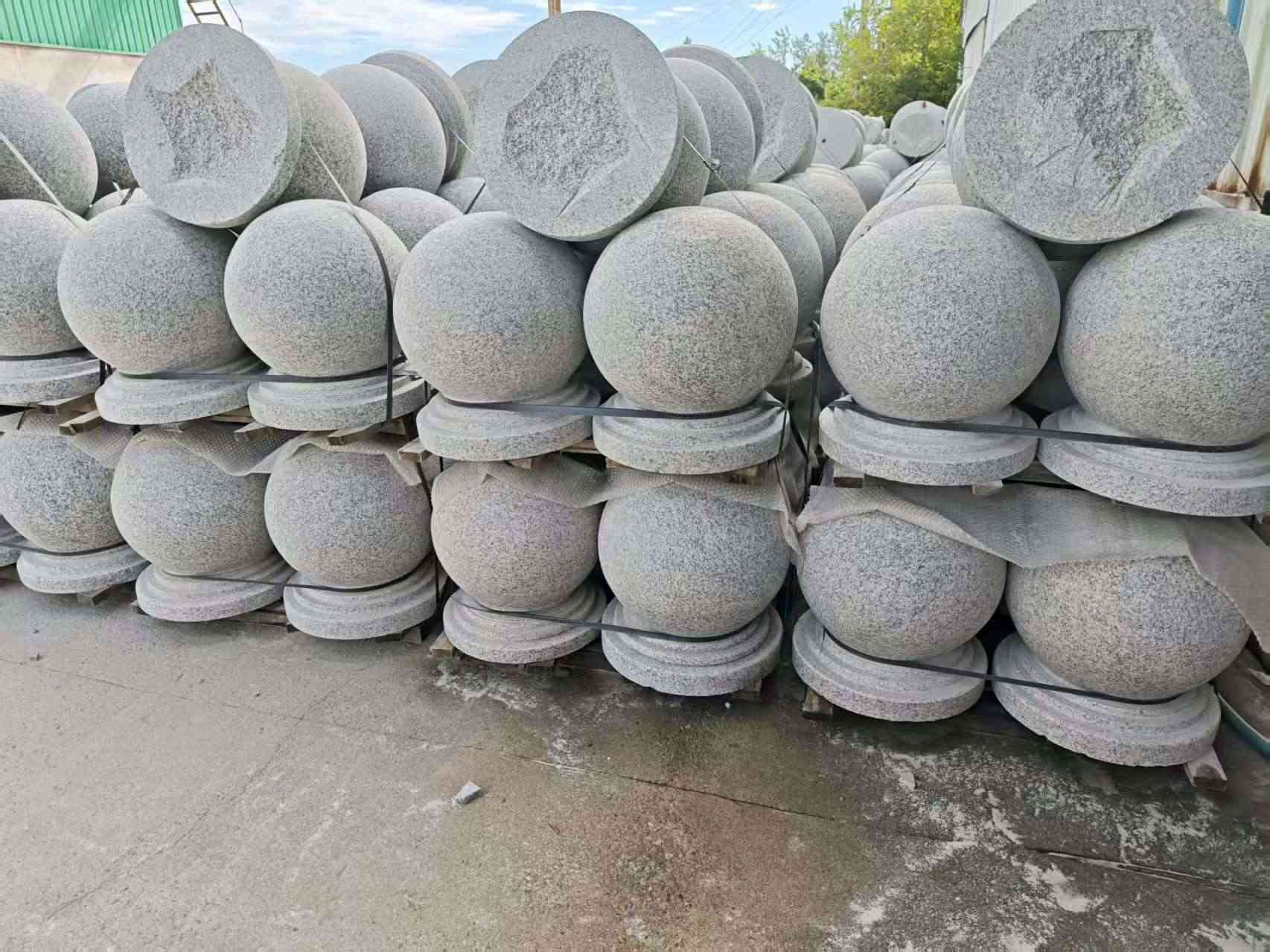 广安圆球石球挡车球